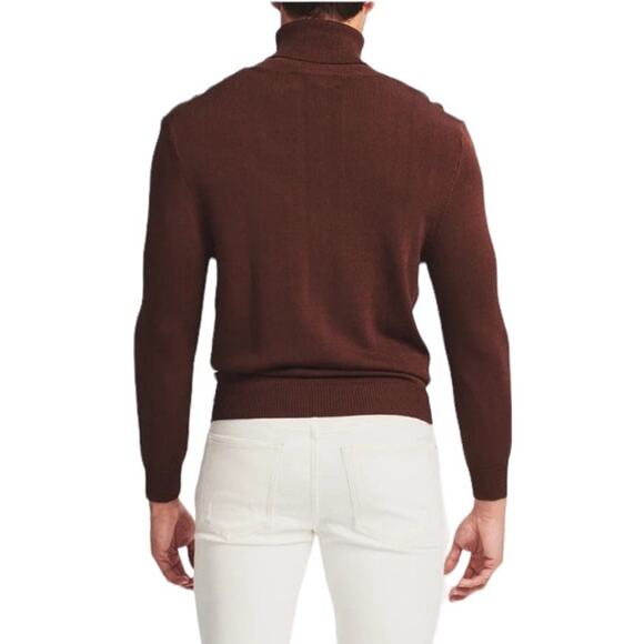 Ser.O.Ya Men's Weston Ribbed Turtleneck in Dark Brown Size XXL NWT - Picture 3 of 7